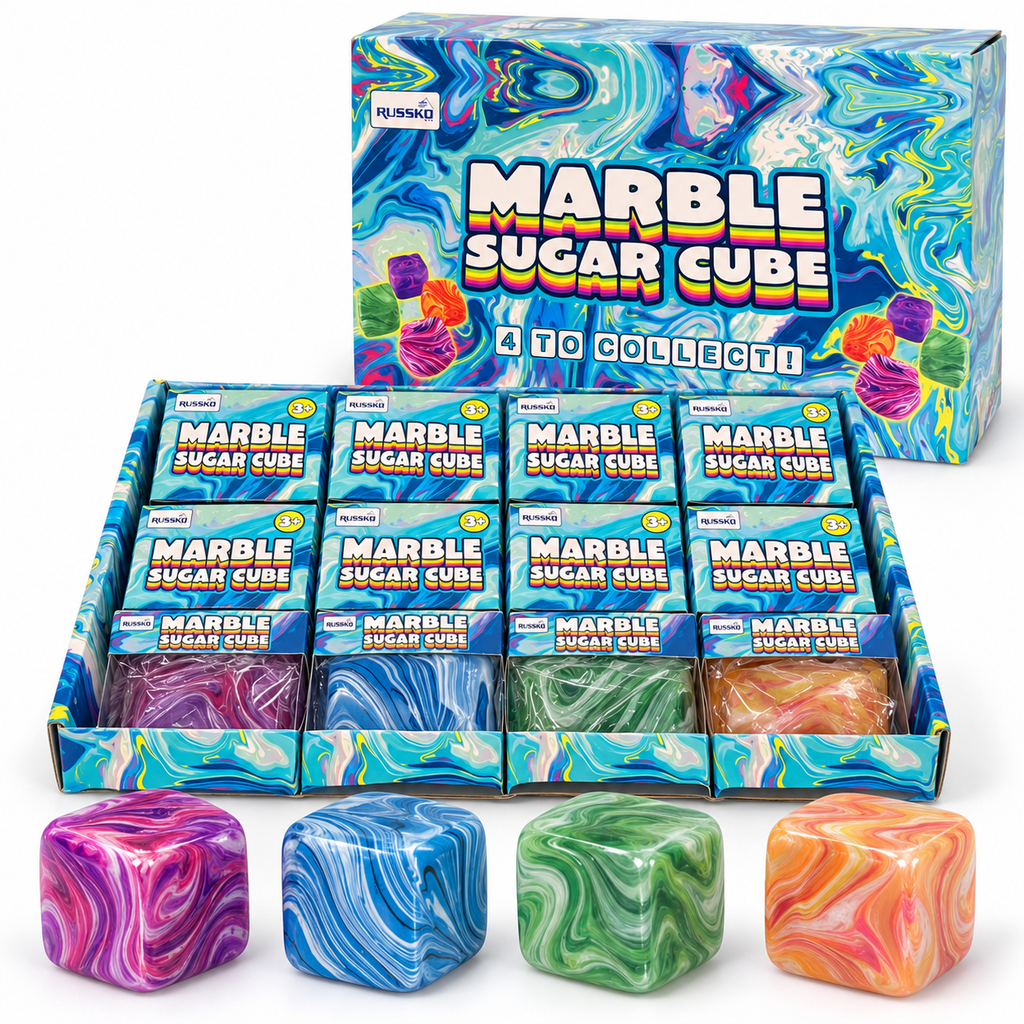 Marble Sugar Cube Squishy